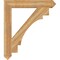 Ekena Millwork Merced Arts & Crafts Rough Sawn Bracket, Western Red Cedar, 6"W x 42"D x 48"H BKT06X42X48MRC03RWR - alternate 3